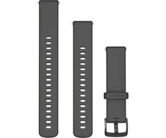 Garmin Quick Release laikrodžio apyrankė, 18 mm, Pilkos akmenėlių spalvos