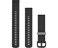 Greitai atsegamas Quick Release Garmin laikrodžio dirželis, 20 mm, Juodas