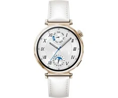 HUAWEI WATCH GT 5 41mm Light Gold White Leather Strap