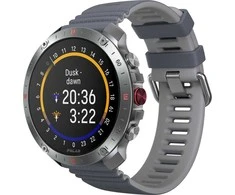 Išmanusis laikrodis Polar Grit X2 Pro, Nerūdijančio plieno korpusas su pilkos spalvos silikoniniu dirželiu
