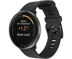Išmanusis laikrodis Polar Ignite 3 Titanium, S-L dydžio, Juodos spalvos