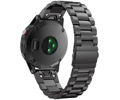 Tech-Protect Bransoleta STAINLESS GARMIN FENIX 5 / 6 / 6 PRO / 7 Juodas (Pažeista pakuotė)