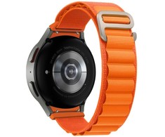 Išmaniojo laikrodžio Samsung Galaxy 4/5/5 Pro dirželis, Oranžinės spalvos, 40/42/44/45/46mm