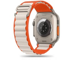 Išmaniojo laikrodžio Apple 4/5/6/7/8/SE/ULTRA dirželis, Oranžinės spalvos, 42/44/45/49mm