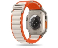 Išmaniojo laikrodžio Apple 4/5/6/7/8/SE/ULTRA dirželis, Oranžinės spalvos, 42/44/45/49mm