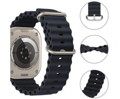 Tech-Protect watch strap IconBand Pro Apple Watch 42/44/45/49mm, juodas