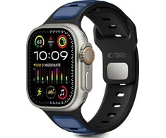 Tech-Protect watch strap IconBand Line Apple Watch 44/45/46/49mm, juodas/navy
