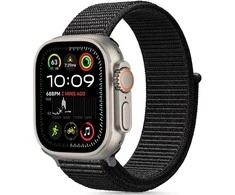Tech-Protect watch strap Nylon Apple Watch 44/45/46/49mm, juodas