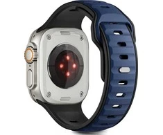 Tech-Protect watch strap IconBand Line Apple Watch 44/45/46/49mm, juodas/navy