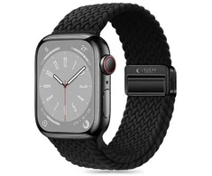 Tech-Protect watch strap NylonMag Apple Watch 42/44/45/49mm, juodas