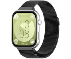 Tech-Protect laikrodžio dirželis MilaneseBandHuawei Watch Fit 3, juodas