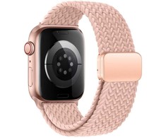 Apyrankė Apple Watch 3 / 4 / 5 / 6 / 7 / 8 / 9 / SE (38 / 40 / 41 mm) Tech-Protect Nylonmag Dusty pink