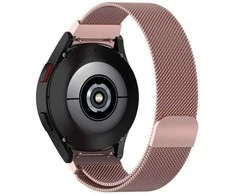 Apyrankė Samsung Galaxy Watch 4 / 5 / 5 PRO / 6 / 7 / FE Tech-Protect Milaneseband aukso ir rožinės spalvos