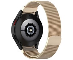 Apyrankė Samsung Galaxy Watch 4 / 5 / 5 PRO / 6 / 7 / FE Tech-Protect Milaneseband Starlight aukso spalvos