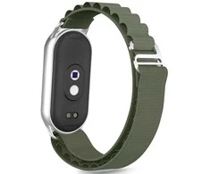 „Tech-Protect“ laikrodžio dirželis „Nylon Pro Xiaomi Smart Band 8/9/10“, karinės žalios spalvos