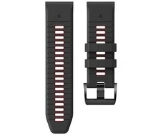 Tech-Protect laikrodžio apyrankė IconBand Pro Garmin fenix 3/5X/3HR/5X Plus/6X/6X Pro/7X, juoda/raudona