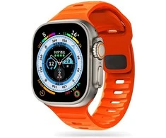 Išmanusis laikrodis Tech-Protect Dirželis do APPLE WATCH 4 / 5 / 6 / 7 / 8 / SE (38 / 40 / 41 MM) Tech-Protect Iconband Line oranžinė