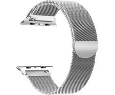 Apyrankė Apple Watch 4 / 5 / 6 / 7 / SE (38 / 40 / 41 mm) Tech-Protect Milaneseband sidabro spalvos
