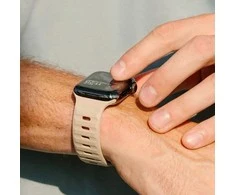 Išmanusis laikrodis „Tech-Protect“ laikrodžio dirželis „IconBand Line Apple Watch 42/44/45/49 mm“, smėlio spalvos