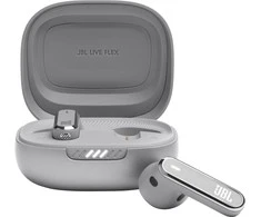 JBL Live Flex NC belaidės ausinės, Pilkos spalvos