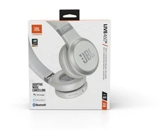 Belaidės Ausinės su aktyviu triukšmo slopinimu JBL Live 460NC, Balta
