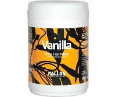 Kaukė sausiems plaukams suteikianti blizgesio Kallos Vanilla Shine Hair Mask 1000 ml