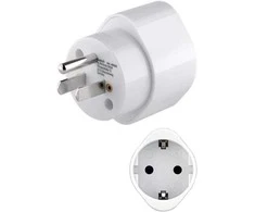 Goobay travel adapter Euroopa - USA/Japan, baltas (45355)