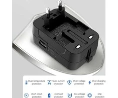 Tech-Protect TA300 Travel Adapteris EU / UK / AU - Juodas