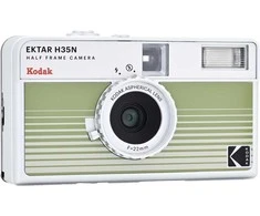 KODAK EKTAR H35N CAMERA STRIPED Žalias