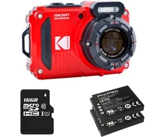 Skaitmeninis fotoaparatas Kodak WPZ2 Raudona special pack