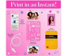 Kodak x Barbie photo spausdintuvas Step Slim 2