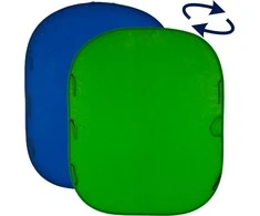 Manfrotto fonas Chromakey 1.8x2.1m, mėlynas/žalias (LA-5987)