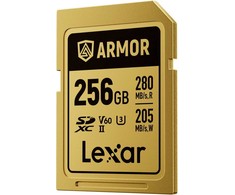 Lexar memory card SDXC 256GB Armor Gold UHS-II U3