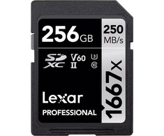 Lexar atminties kortelė SDXC 256GB Professional 1667x UHS-II U3 V60