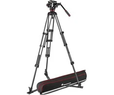 Dalys - Manfrotto Rinkinys dvigubas anglies pluošto + galva 504X anglies pluošto meškerės ir ritės galvutė