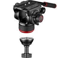 Dalys - Manfrotto Rinkinys Twin Carbon 504X Anglies Pluošto Šakė ir Galva