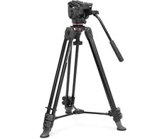 „Manfrotto“ trikojo komplektas MVK500XAM 500X ir dviejų kojų vaizdo įrašymo aliuminio komplektas