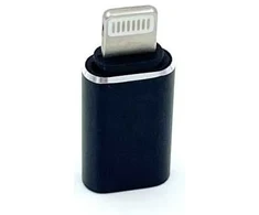 „Maxlife“ adapteris USB-C – „Lightning“, juodas