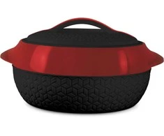 Puodas Milton Matrix, 2.5 l, juodas/raudonas