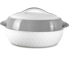 Milton casserole Matrix 3.5L, pilkas/baltas