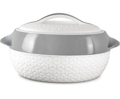 Milton casserole Matrix 3.5L, pilkas/baltas