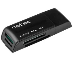 Natec memory card reader Mini ANT 3, juodas