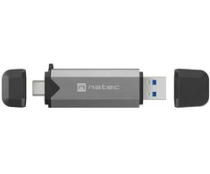 „Natec“ atminties kortelių skaitytuvas „Scarab 3“ USB-A/USB-C