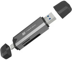 „Natec“ atminties kortelių skaitytuvas „Scarab 3“ USB-A/USB-C