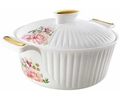 Nayasa casserole Medusa 3.5L, baltas