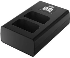 Newell DL-USB-C dviejų kanalų įkroviklis BLX-1 akumuliatoriams, skirtas Olympus