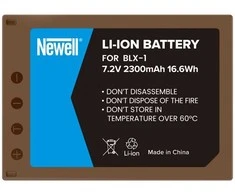 Newell battery Olympus BLX-1 USB-C