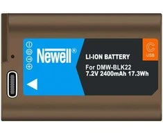 Newell baterija Panasonic DMW-BLK22 USB-C