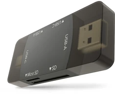 Atminties Kortelių Skaitytuvas - Newell OTG 4-in-1 3.0 Hub USB-A, USB-C, 5 Gb/s