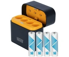 „Newell“ įkroviklis + 4xAA 2200mAh baterijos